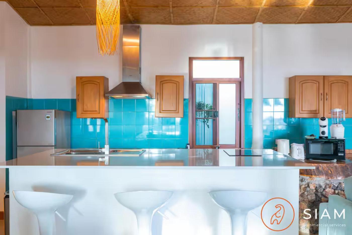 The Wooden Beach House 3Br - Sunset Beach Garden Taling Ngam (Koh Samui) Exterior foto