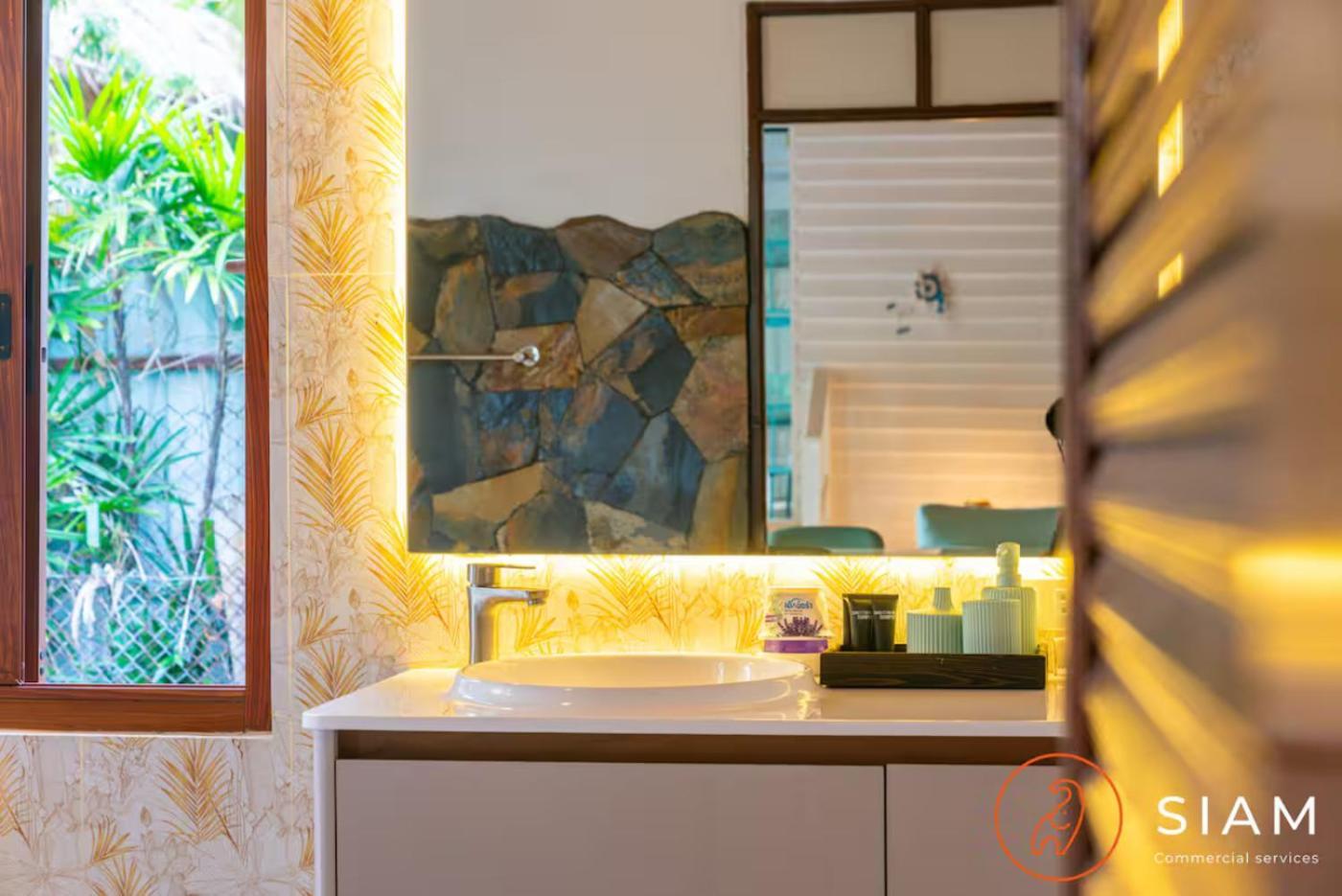 The Wooden Beach House 3Br - Sunset Beach Garden Taling Ngam (Koh Samui) Exterior foto