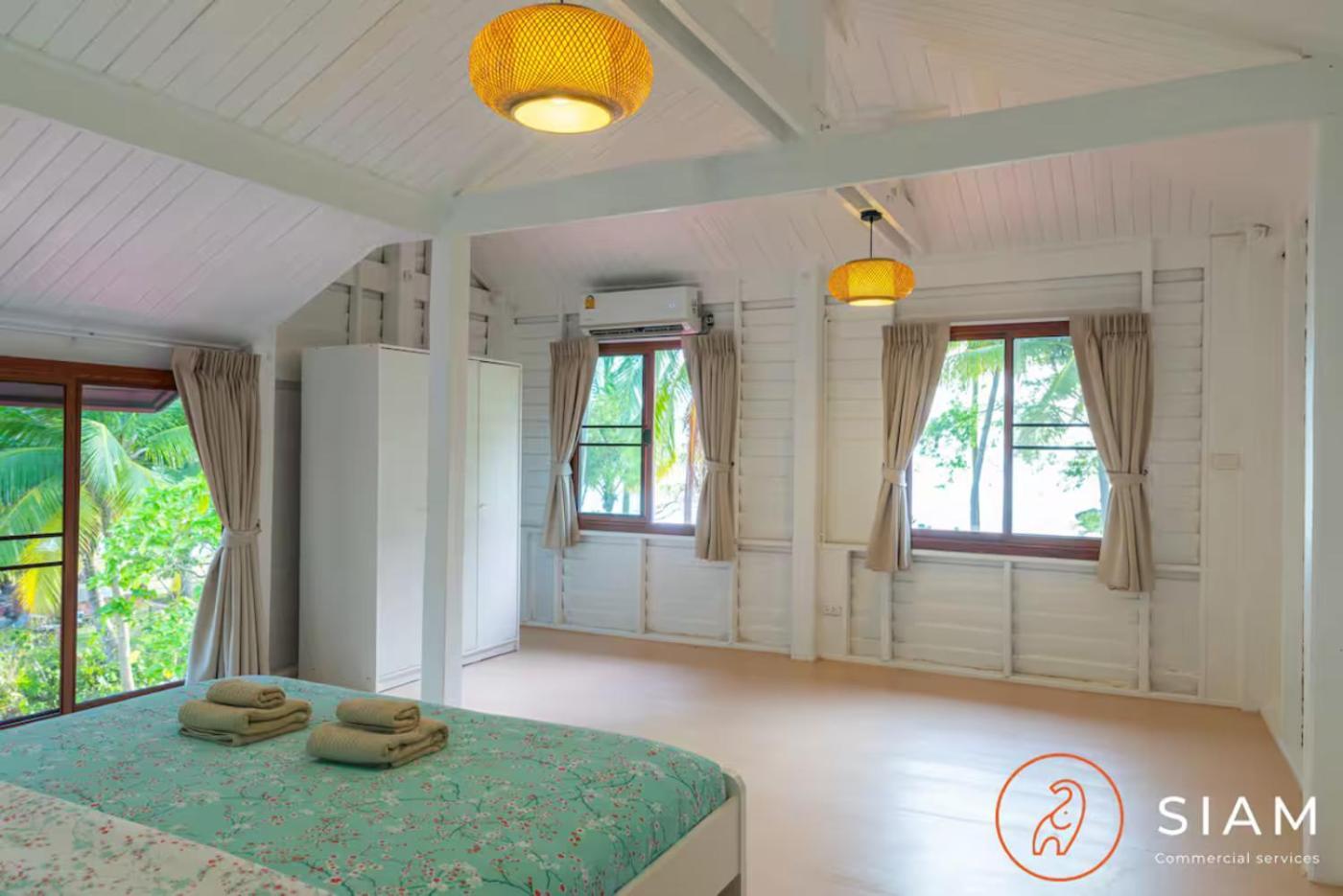 The Wooden Beach House 3Br - Sunset Beach Garden Taling Ngam (Koh Samui) Exterior foto