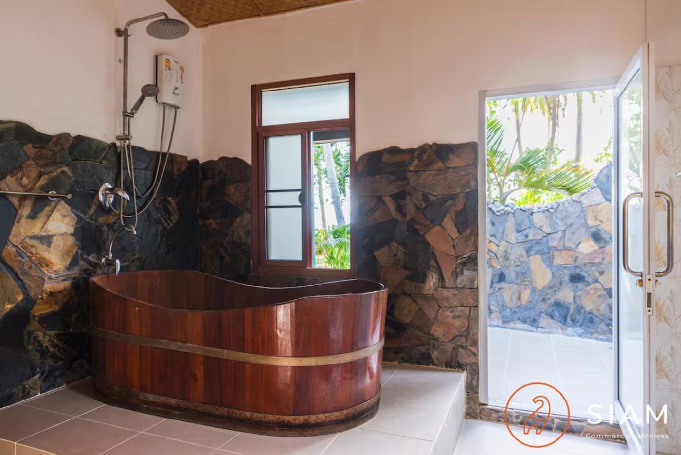 The Wooden Beach House 3Br - Sunset Beach Garden Taling Ngam (Koh Samui) Exterior foto