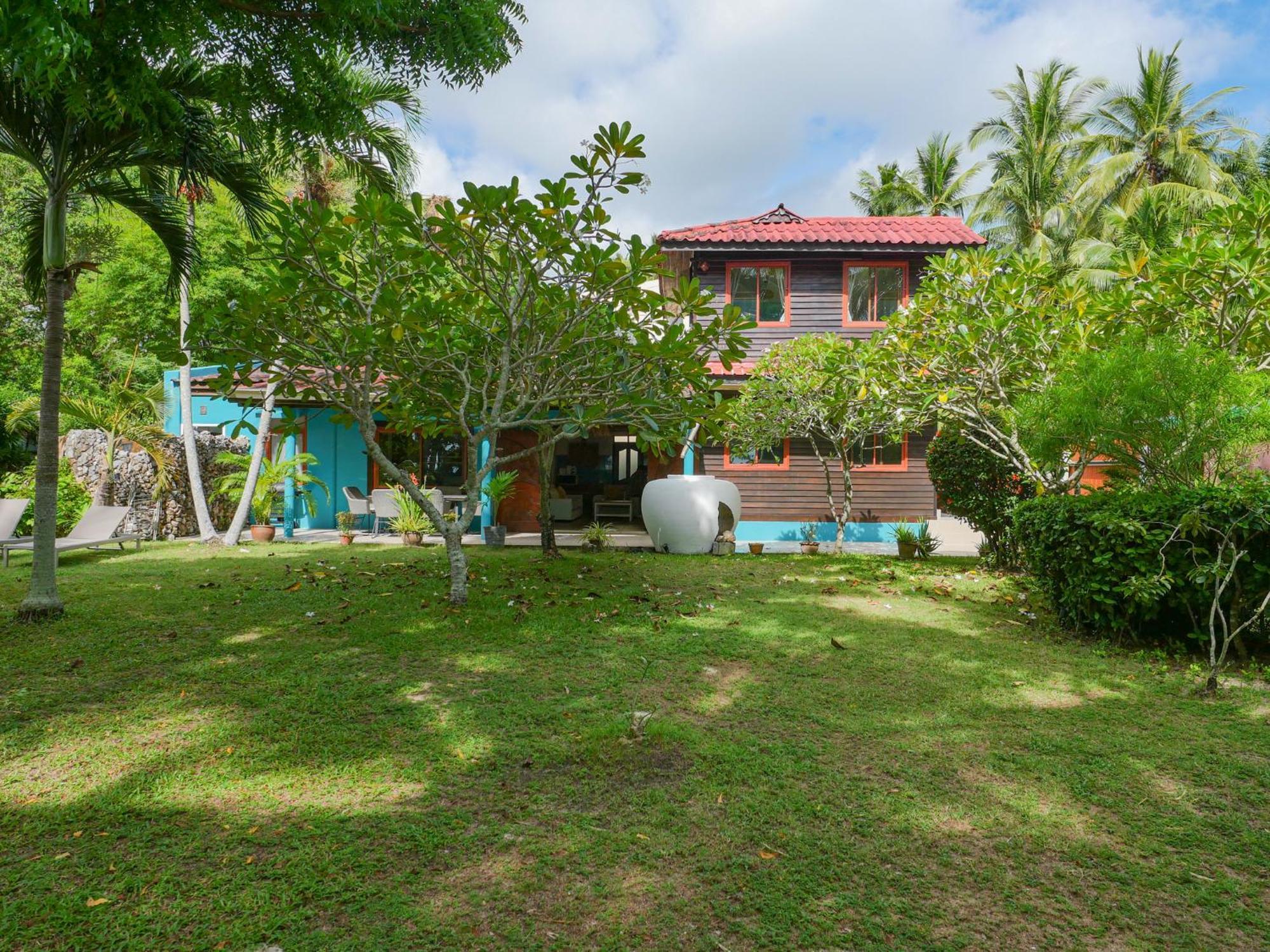 The Wooden Beach House 3Br - Sunset Beach Garden Taling Ngam (Koh Samui) Exterior foto