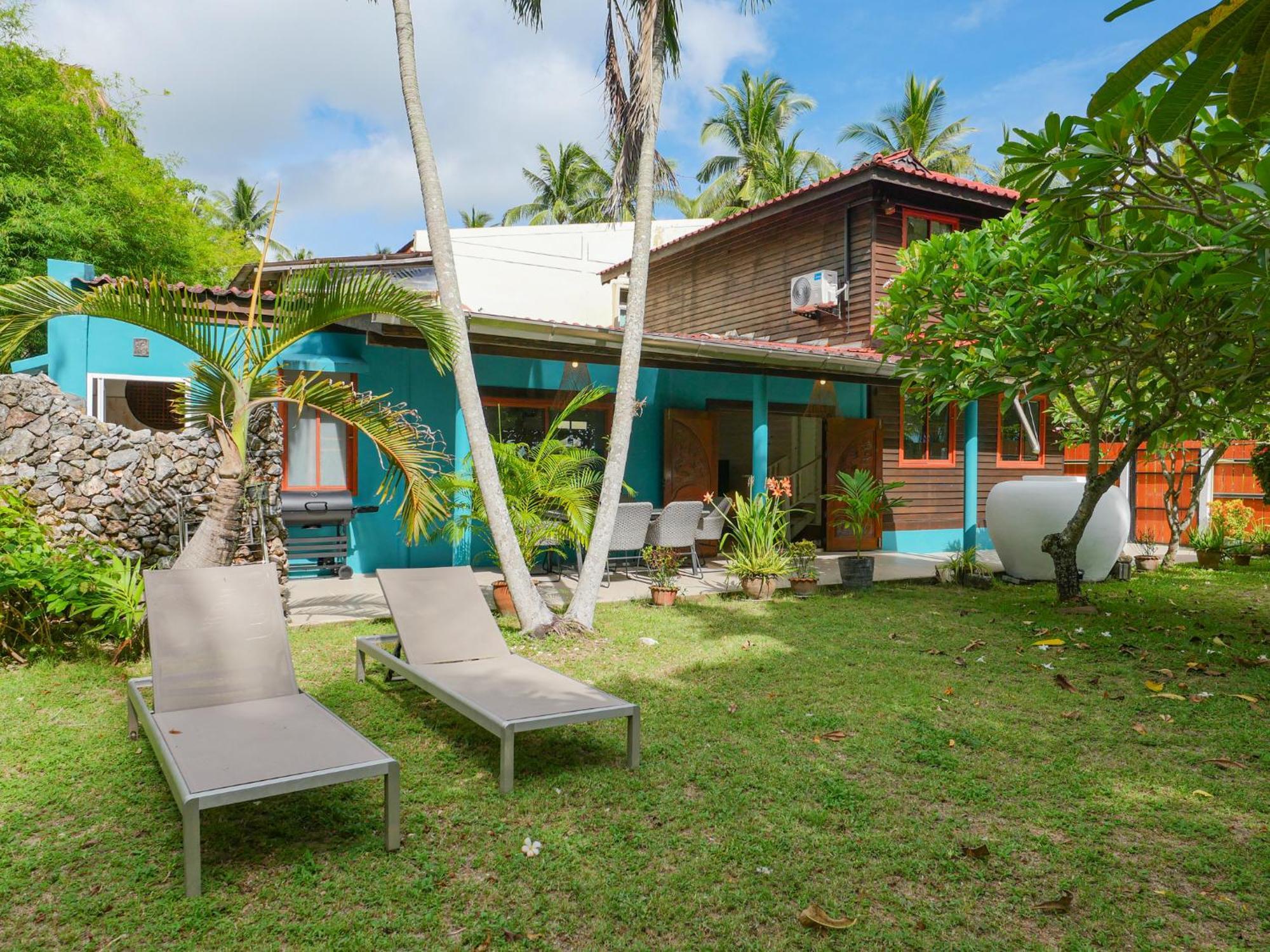 The Wooden Beach House 3Br - Sunset Beach Garden Taling Ngam (Koh Samui) Exterior foto
